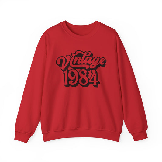 1984 Sweatshirt, 1984 College Style 1984 Year Sweatshirt, 1984 Birthday Shirt, 1984 Birthday Gift, 40th Birthday Sweatshirt, Gift for Her