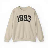 1993 Sweatshirt, 1993 College Style 1993 Year Sweatshirt, 1993 Birthday Shirt, 1993 Birthday Gift, 30th Birthday Sweatshirt, Gift for Her