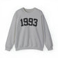 1993 Sweatshirt, 1993 College Style 1993 Year Sweatshirt, 1993 Birthday Shirt, 1993 Birthday Gift, 30th Birthday Sweatshirt, Gift for Her