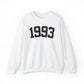 1993 Sweatshirt, 1993 College Style 1993 Year Sweatshirt, 1993 Birthday Shirt, 1993 Birthday Gift, 30th Birthday Sweatshirt, Gift for Her