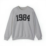 1984 Sweatshirt, 1984 College Style 1984 Year Sweatshirt, 1984 Birthday Shirt, 1984 Birthday Gift, 40th Birthday Sweatshirt, Gift for Her