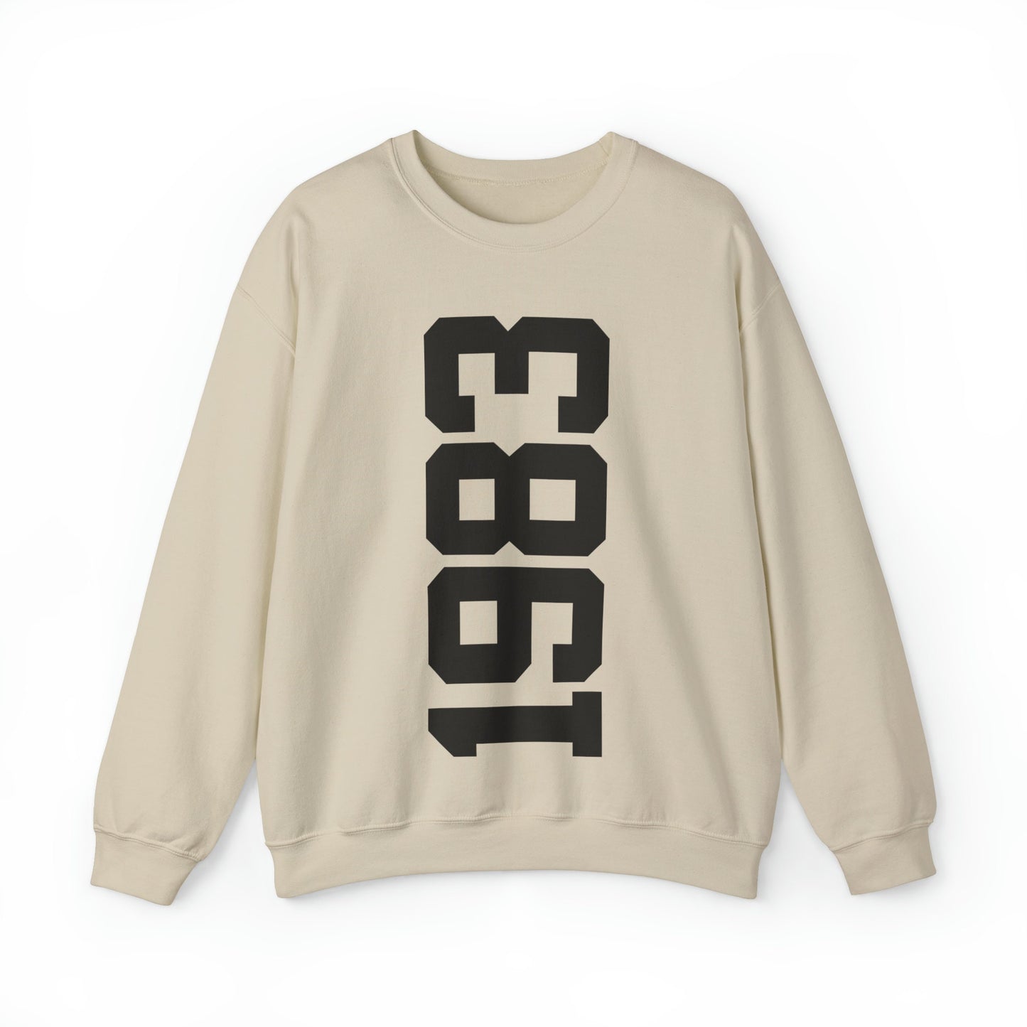 1983 Sweatshirt, 1983 College Style 1983 Year Sweatshirt, 1983 Birthday Shirt, 1983 Birthday Gift, 40th Birthday Sweatshirt, Gift for Her