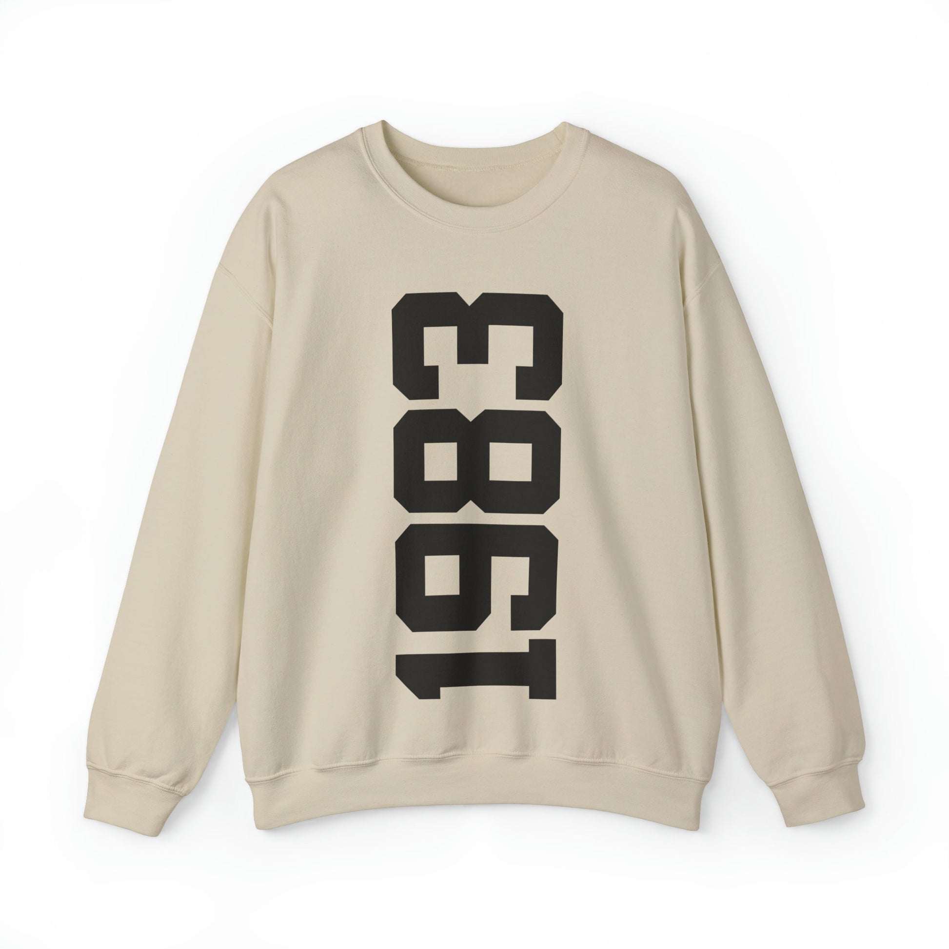 1983 Sweatshirt, 1983 College Style 1983 Year Sweatshirt, 1983 Birthday Shirt, 1983 Birthday Gift, 40th Birthday Sweatshirt, Gift for Her