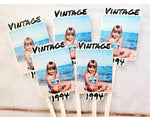 Custom 1994 Birthday Cupcake Toppers, Personalized 30th Birthday Cupcake Toppers, Vintage 1994, Birthday Decorations, Photo Cupcake Toppers
