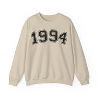 1994 Sweatshirt, 1994 College Style 1994 Year Sweatshirt, 1994 Birthday Shirt, 1994 Birthday Gift, 40th Birthday Sweatshirt, Gift for Her