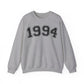 1994 Sweatshirt, 1994 College Style 1994 Year Sweatshirt, 1994 Birthday Shirt, 1994 Birthday Gift, 40th Birthday Sweatshirt, Gift for Her