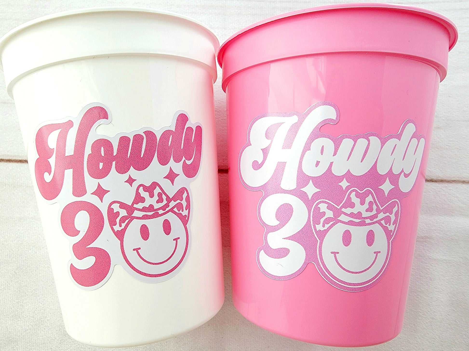 HOWDY 30 CUPS 30th Party Cups Vintage 1993 Cups Best of 1993 30th Birthday Party 30th Birthday Favors 30th Birthday Cowgirl 30