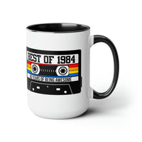40th BIRTHDAY MUG 40th Party Decorations 40th Party Favors 40th Birthday Gift Cassette Tape Mug Best of 1984 Birthday Vintage 1984 - 15oz