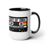 40th BIRTHDAY MUG 40th Party Decorations 40th Party Favors 40th Birthday Gift Cassette Tape Mug Best of 1984 Birthday Vintage 1984 - 15oz