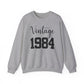 1984 Sweatshirt, 1984 College Style 1984 Year Sweatshirt, 1984 Birthday Shirt, 1984 Birthday Gift, 40th Birthday Sweatshirt, Gift for Her