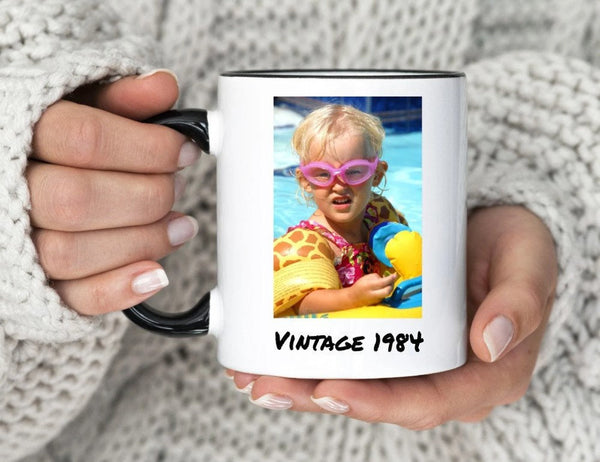 Custom Mug, Personalized Mug, 1984 Birthday Mug Gift, Personalized 1984 Photo Mug 40th Birthday Mug 40th Party Gifts Vintage 1984 Mug Gifts