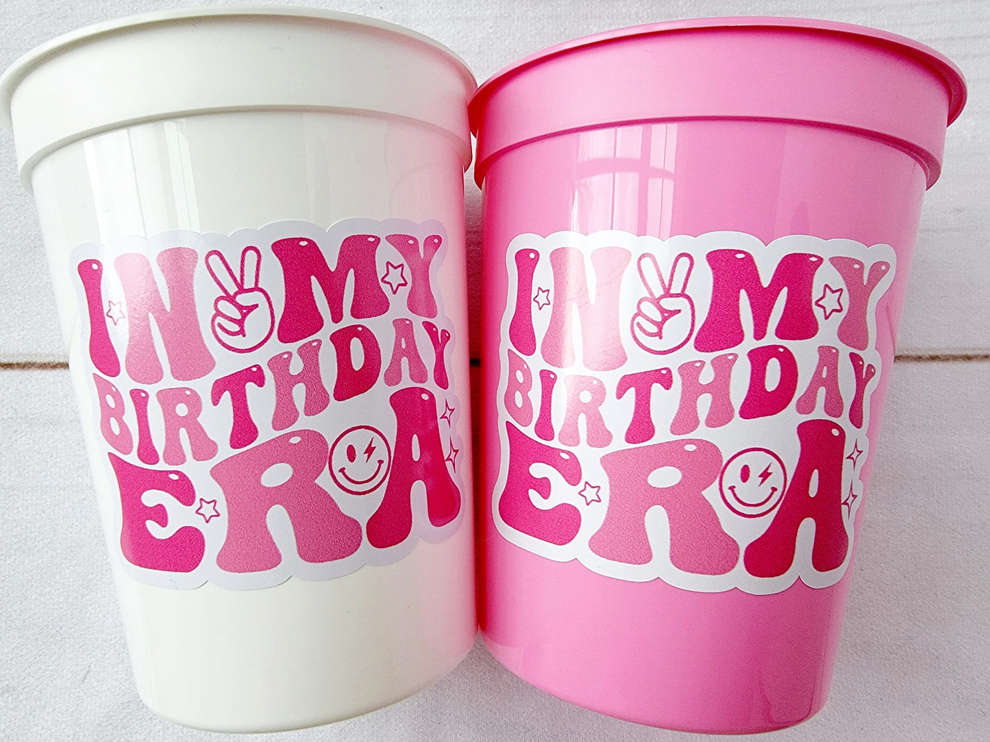 Birthday Party Cups - In my Birthday Era Party Cups Birthday Favor Cups birthday Party Favors Custom Birthday Cups Party Decorations