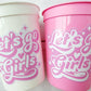 COWGIRL PARTY CUPS - Cowgirl Cups Cowgirl Party Decorations Cowgirl Bachelorette Party Cowgirl Hat Birthday Rodeo Party Cups Let's Go Girls