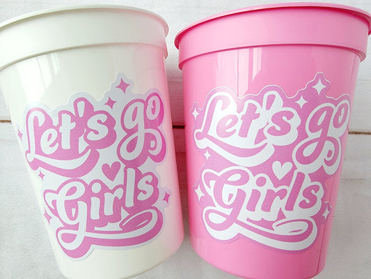 COWGIRL PARTY CUPS - Cowgirl Cups Cowgirl Party Decorations Cowgirl Bachelorette Party Cowgirl Hat Birthday Rodeo Party Cups Let's Go Girls