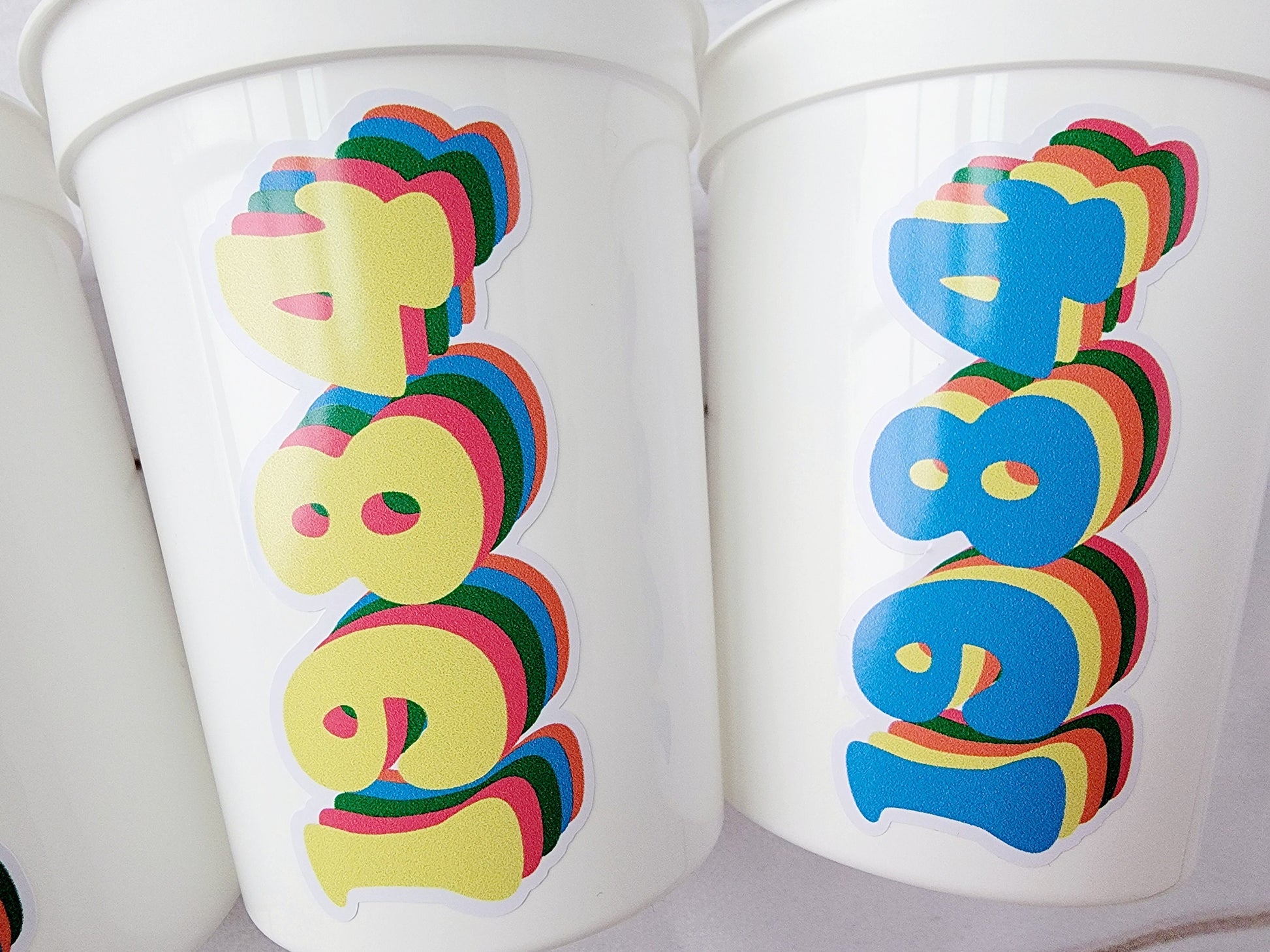 40th PARTY CUPS - Best of 1985 40th Birthday Party 40th Birthday Favors Vintage 1985 40th Party Decorations 1985 Birthday 80's Party Cups