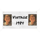 Custom Face Party Banner, Personalized Face Party Banner, 1984 Birthday Banner, Vintage 1984 Banner, Custom Vinyl Banner, 40th Party Banner