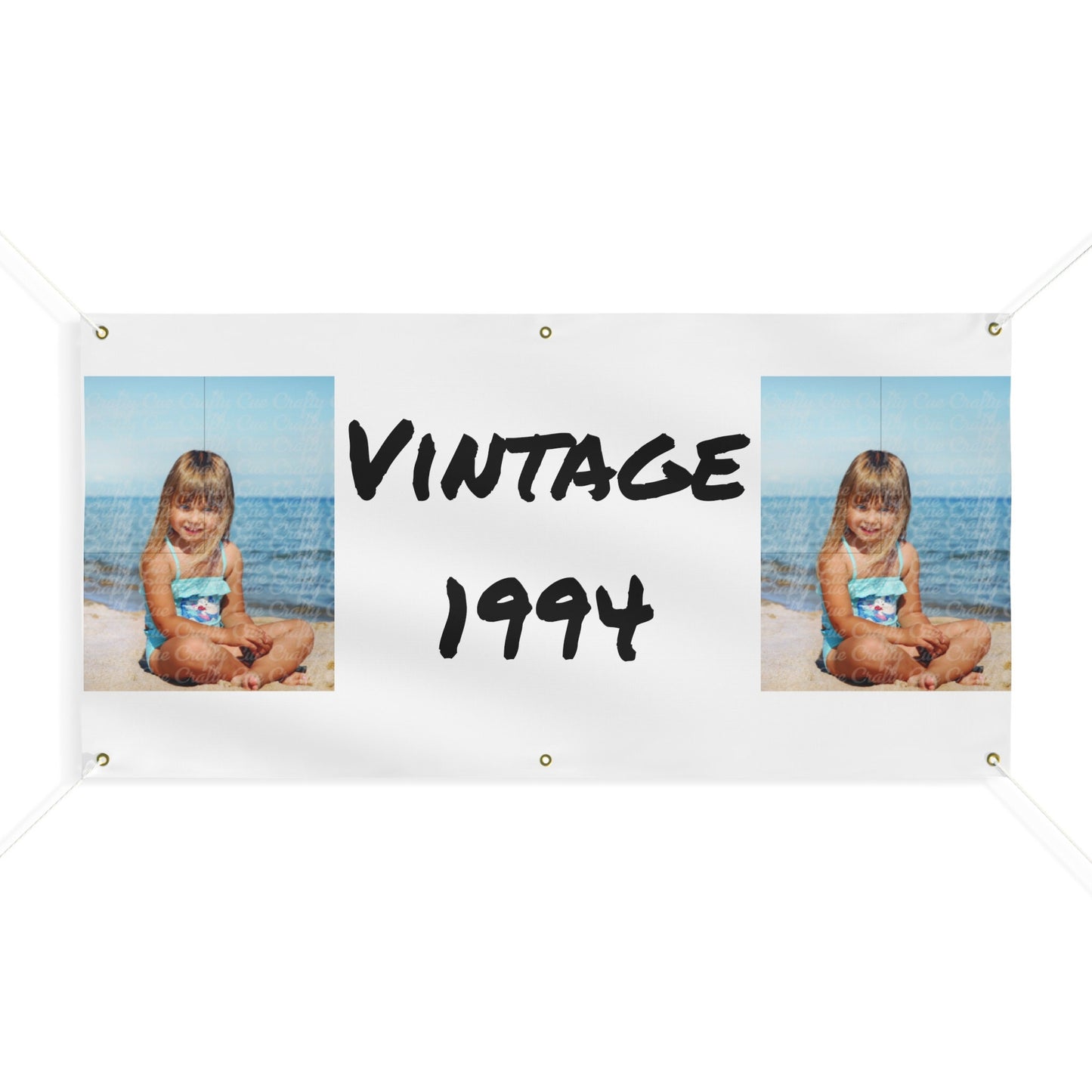 Custom Face Party Banner, Personalized Face Party Banner, 1994 Birthday Banner, Vintage 1994 Banner, Custom Vinyl Banner, 30th Party Banner