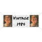 Custom Face Party Banner, Personalized Face Party Banner, 1984 Birthday Banner, Vintage 1984 Banner, Custom Vinyl Banner, 40th Party Banner