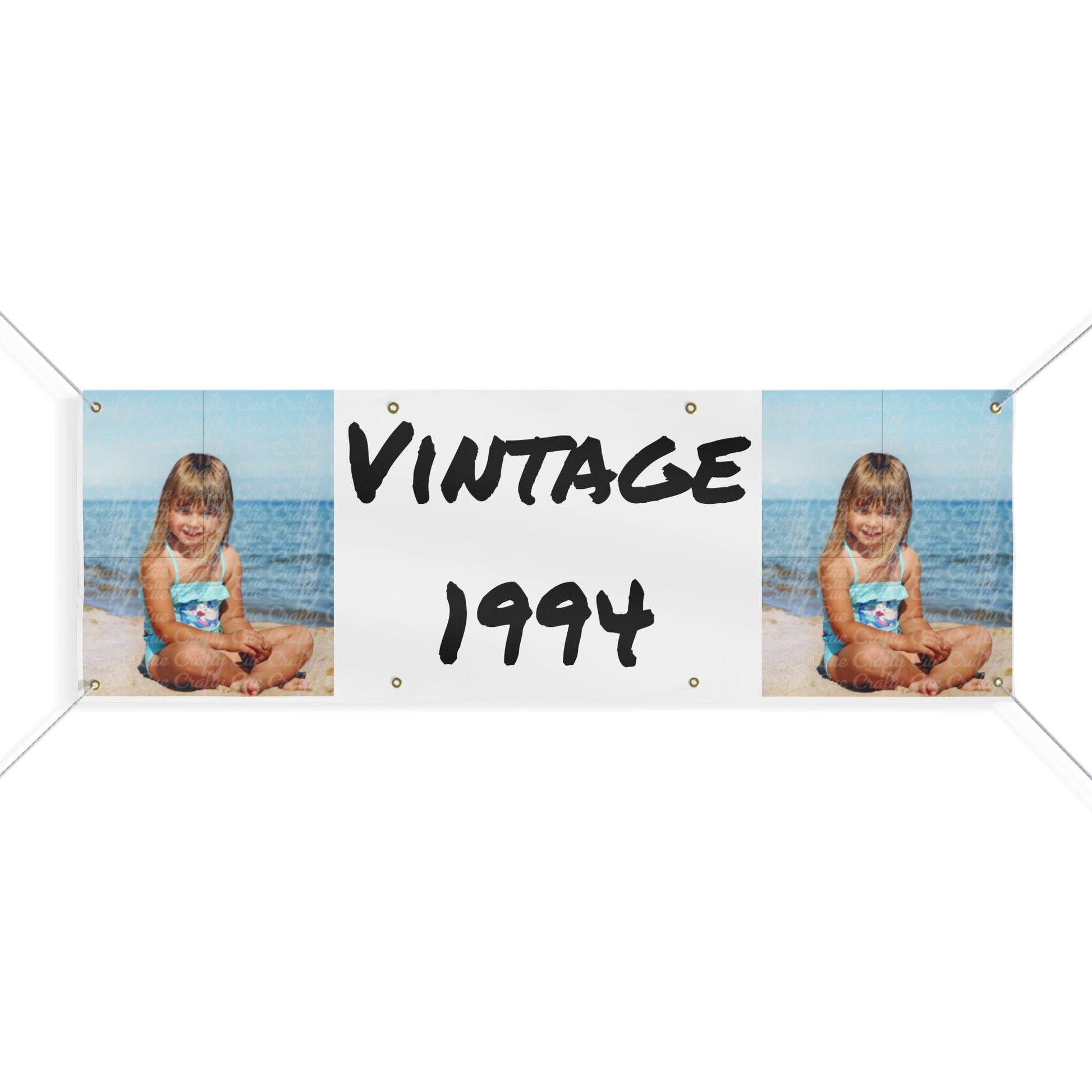 Custom Face Party Banner, Personalized Face Party Banner, 1994 Birthday Banner, Vintage 1994 Banner, Custom Vinyl Banner, 30th Party Banner