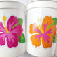 LUAU PARTY CUPS -Aloha Party Cups Luau Party Decoration Hibiscus Party Cups Luau Baby Shower Tropical Party Decorations Luau First Birthday
