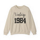 1984 Sweatshirt, 1984 College Style 1984 Year Sweatshirt, 1984 Birthday Shirt, 1984 Birthday Gift, 40th Birthday Sweatshirt, Gift for Her
