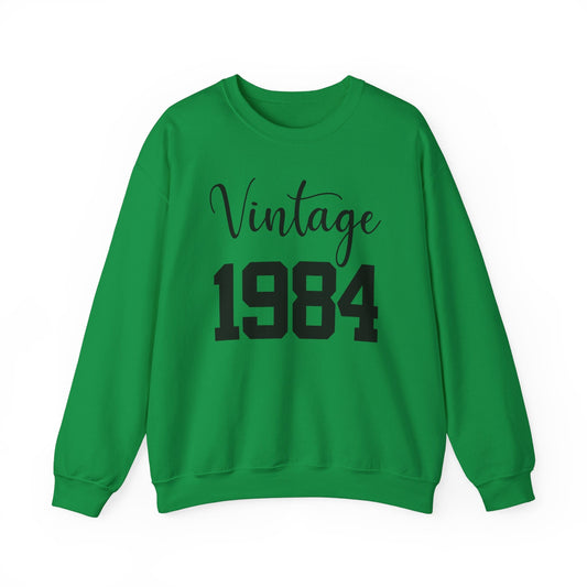 1984 Sweatshirt, 1984 College Style 1984 Year Sweatshirt, 1984 Birthday Shirt, 1984 Birthday Gift, 40th Birthday Sweatshirt, Gift for Her