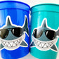 SHARK PARTY CUPS - Shark Treat Cups Shark Birthday Cups Shark Birthday Party Cups Shark Party Favors Shark Party Supplies Shark Decorations