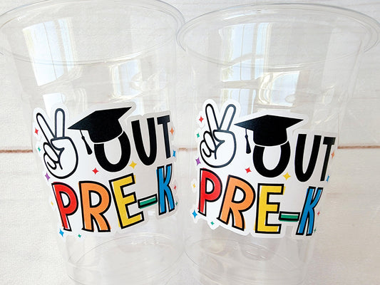 PRESCHOOL GRADUATION CUPS - Preschool Graduation Cups 2023 Preschool Cups Graduation Party Graduation 2023 Party Favors Pre-K Party Cups