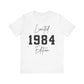 1984 Shirt, 1984 College Style Shirt, 1984 Year Shirt 1984 Birthday Shirt, 1984 Birthday Gift, 40th Birthday Shirt Gift for Her Gift for Him