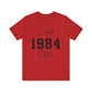 1984 Shirt, 1984 College Style Shirt, 1984 Year Shirt 1984 Birthday Shirt, 1984 Birthday Gift, 40th Birthday Shirt Gift for Her Gift for Him