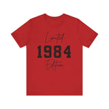 1984 Shirt, 1984 College Style Shirt, 1984 Year Shirt 1984 Birthday Shirt, 1984 Birthday Gift, 40th Birthday Shirt Gift for Her Gift for Him