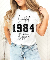 1984 Shirt, 1984 College Style Shirt, 1984 Year Shirt 1984 Birthday Shirt, 1984 Birthday Gift, 40th Birthday Shirt Gift for Her Gift for Him
