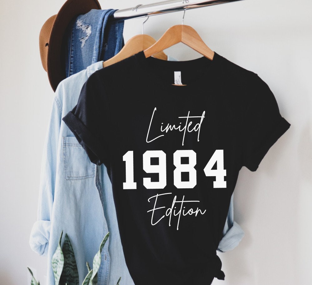 1984 Shirt, 1984 College Style Shirt, 1984 Year Shirt 1984 Birthday Shirt, 1984 Birthday Gift, 40th Birthday Shirt Gift for Her Gift for Him