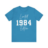 1984 Shirt, 1984 College Style Shirt, 1984 Year Shirt 1984 Birthday Shirt, 1984 Birthday Gift, 40th Birthday Shirt Gift for Her Gift for Him