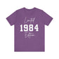 1984 Shirt, 1984 College Style Shirt, 1984 Year Shirt 1984 Birthday Shirt, 1984 Birthday Gift, 40th Birthday Shirt Gift for Her Gift for Him