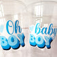 Oh Boy Cups Oh Baby Baby Shower Favors Oh Boy Oh Boy Baby Shower Decorations Boy Baby Shower Party Cups Boy Baby Shower Party Favors Cups