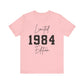 1984 Shirt, 1984 College Style Shirt, 1984 Year Shirt 1984 Birthday Shirt, 1984 Birthday Gift, 40th Birthday Shirt Gift for Her Gift for Him