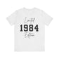 1984 Shirt, 1984 College Style Shirt, 1984 Year Shirt 1984 Birthday Shirt, 1984 Birthday Gift, 40th Birthday Shirt Gift for Her Gift for Him