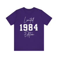 1984 Shirt, 1984 College Style Shirt, 1984 Year Shirt 1984 Birthday Shirt, 1984 Birthday Gift, 40th Birthday Shirt Gift for Her Gift for Him
