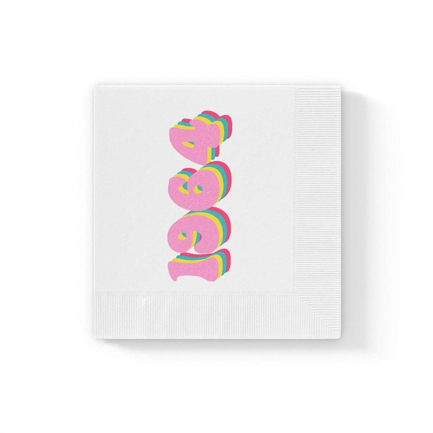 1964 PARTY NAPKINS 1964 Birthday Napkins 1964 Cocktail Napkins 1964 Birthday Decoration 50th Birthday Napkins 50th Party Napkins 1964 Napkin