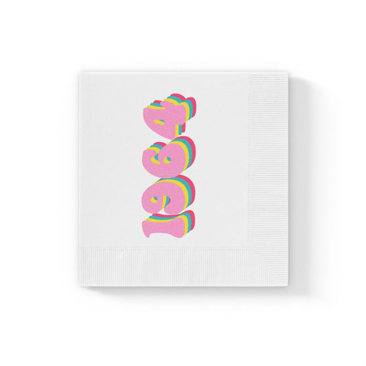 1964 PARTY NAPKINS 1964 Birthday Napkins 1964 Cocktail Napkins 1964 Birthday Decoration 50th Birthday Napkins 50th Party Napkins 1964 Napkin