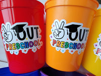 PRESCHOOL GRADUATION CUPS - Preschool Graduation Cups 2024 Preschool Cups Graduation Party Reusable Cups 2024 Party Favors Pre-K Party Cups