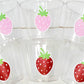 STRAWBERRY PARTY CUPS - Strawberry Birthday Cups Strawberry Cups First Birthday Strawberry Party Decorations Strawberry Baby Shower