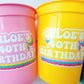 Custom Birthday Party Cups, Personalized Birthday Party Cups, Custom 40th, Custom 30th, Custom 50th, Birthday Favors, Vintage, 1984, 1994