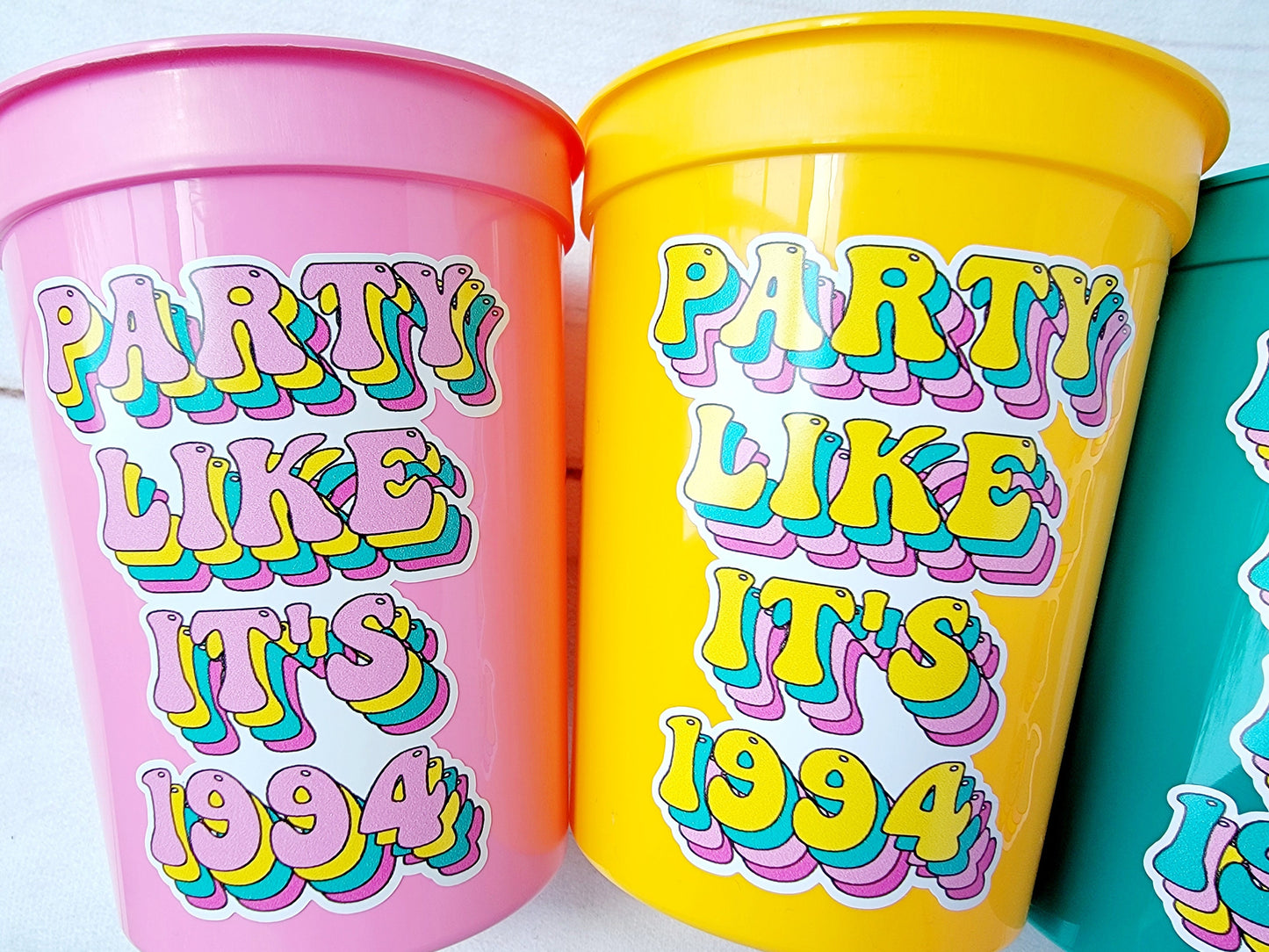 30th PARTY CUPS - Best of 1995 40th Birthday Party 0th Birthday Favors 30th Party Cups 30th Party Decorations 1995 Birthday 90's Party Cup