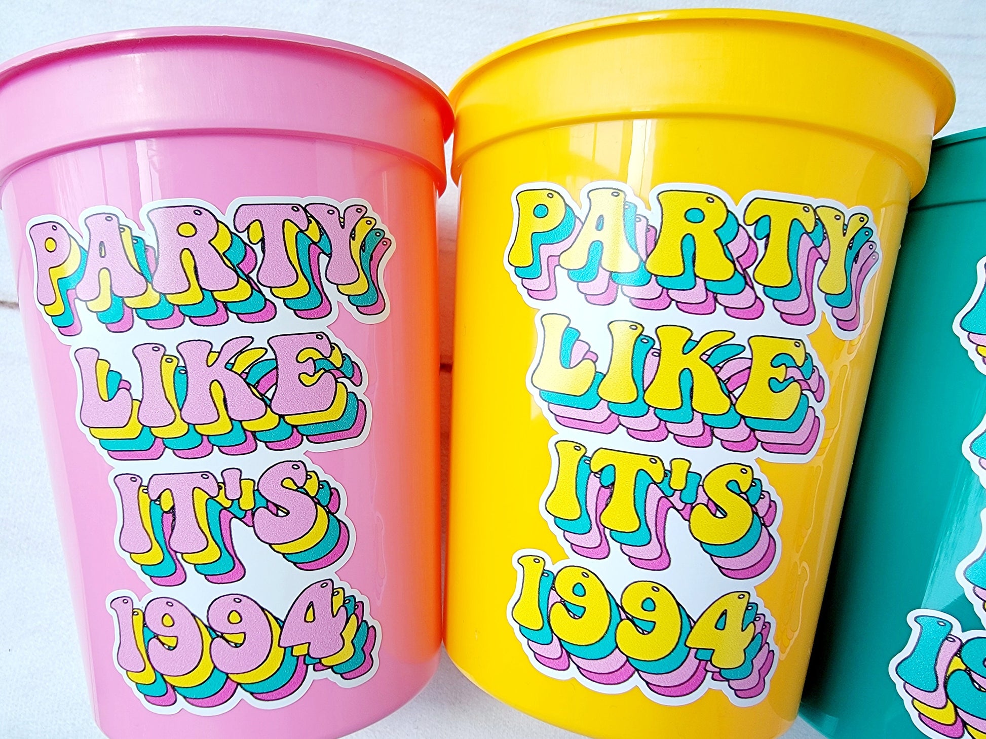 30th PARTY CUPS - Best of 1995 40th Birthday Party 0th Birthday Favors 30th Party Cups 30th Party Decorations 1995 Birthday 90's Party Cup