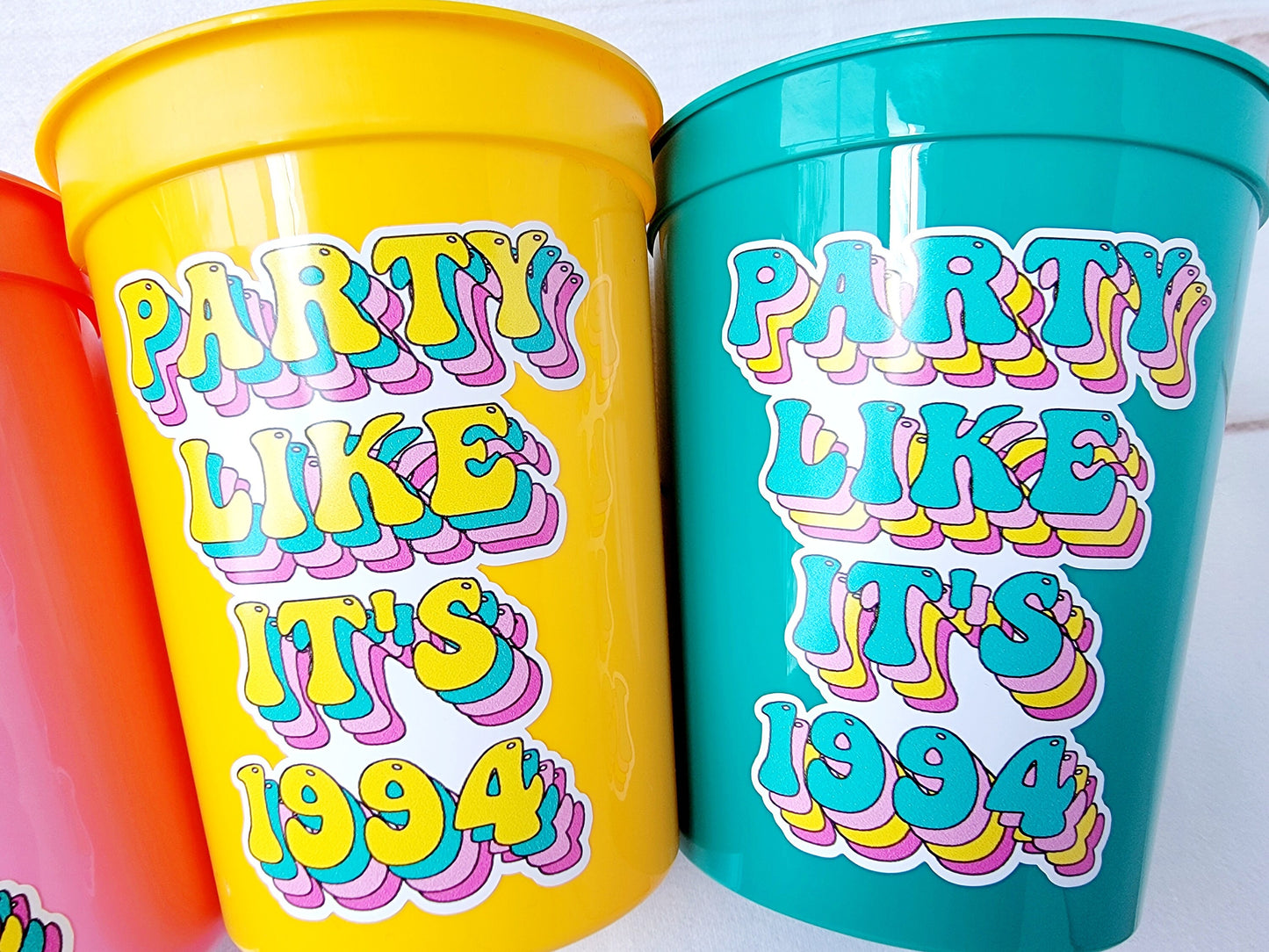 30th PARTY CUPS - Best of 1995 40th Birthday Party 0th Birthday Favors 30th Party Cups 30th Party Decorations 1995 Birthday 90's Party Cup