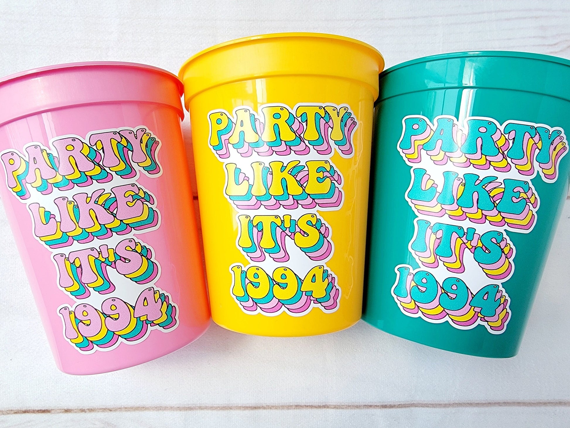 30th PARTY CUPS - Best of 1995 40th Birthday Party 0th Birthday Favors 30th Party Cups 30th Party Decorations 1995 Birthday 90's Party Cup
