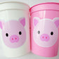 FARM ANIMAL CUPS - Cow party cups Pig party cups Pig Party cups Farm Birthday Farm Decorations Farm Party Farm animal favors Farm cups