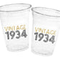 90th PARTY CUPS - Vintage 1934 Cups Best of 1934 90th Birthday Party 90th Birthday Favors 90th Party 90th Party Decorations 1934 Birthday